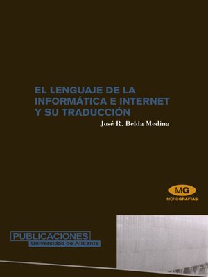 cover image of El lenguaje de la informática e internet y su traducción